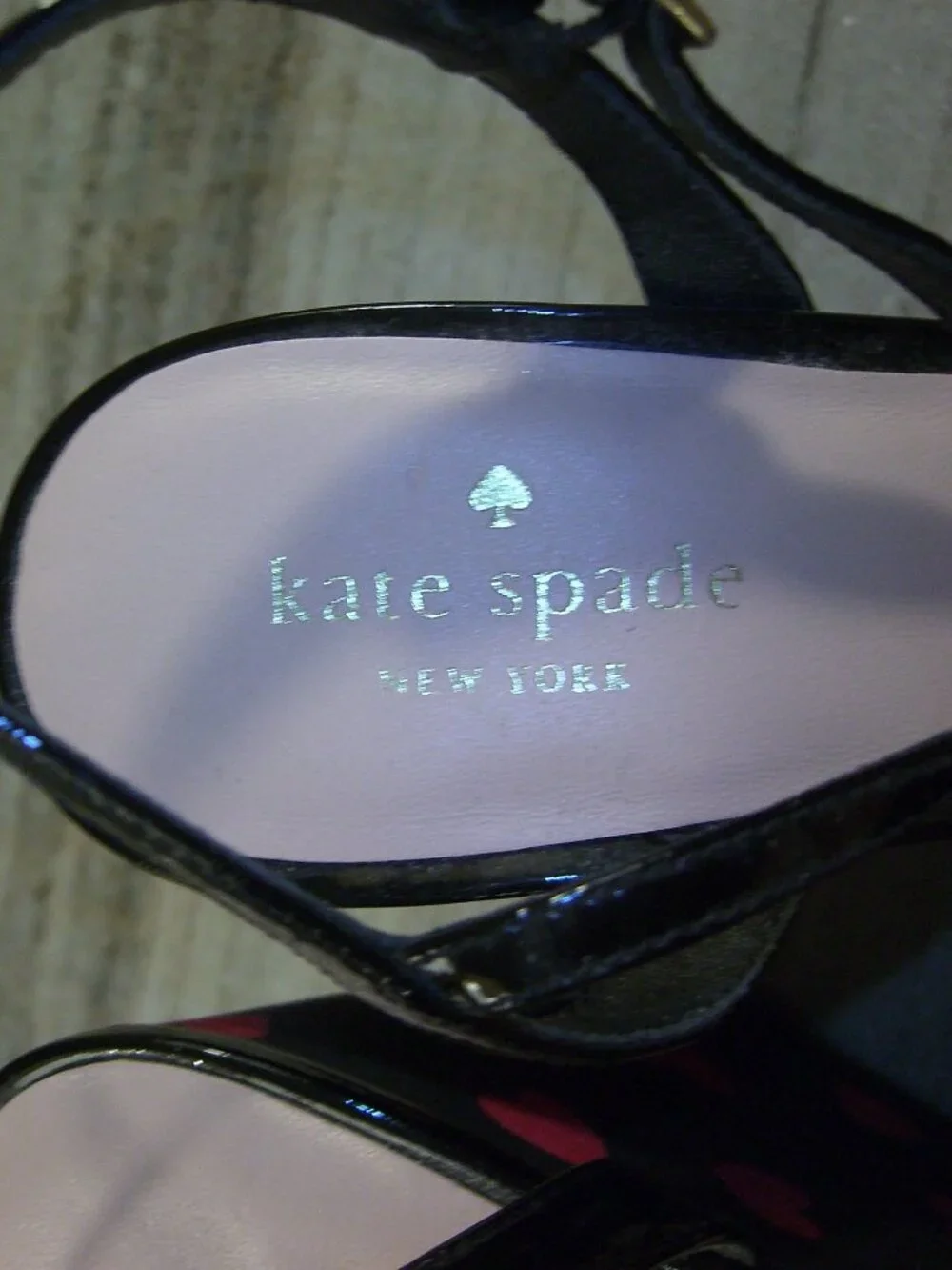 NEW KATE SPADE NEW YORK HEART WEDGE PLATFORM SHOES 7M